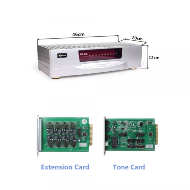 Sintech Hybrid PABX with Max. 16 CO & 128 Extensions (TC-2000B)