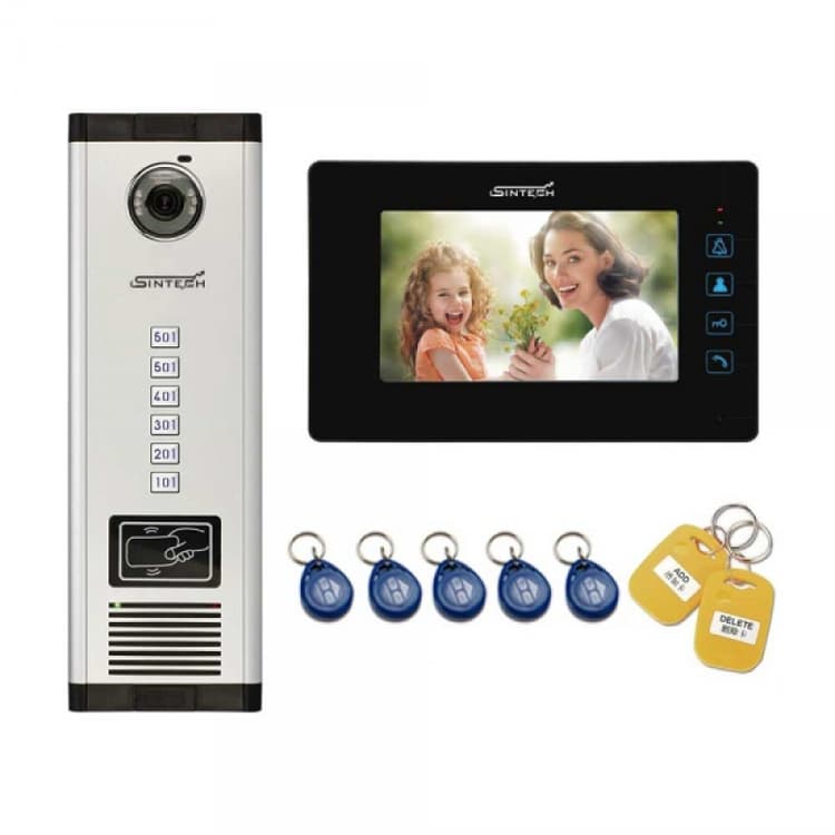 Apartment Video Door phone system with Rfid card support (906AP)