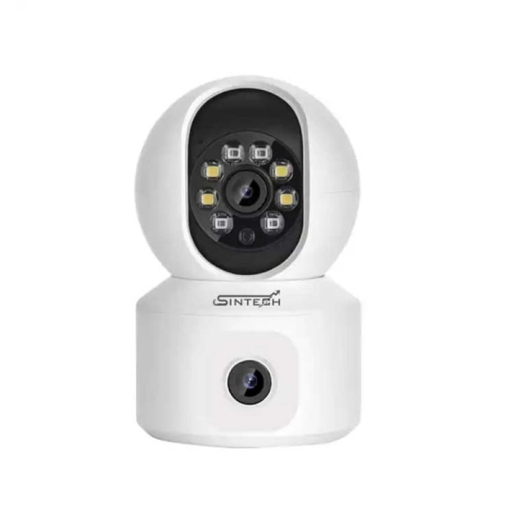 Sintech 4MP Double Lens Colorvu WiFi Robot Camera (C12 Pro)