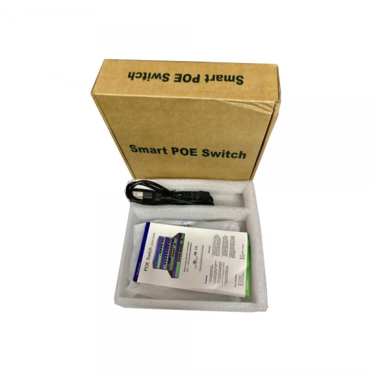 10 Ports Sintech Smart POE Switch (8+2)