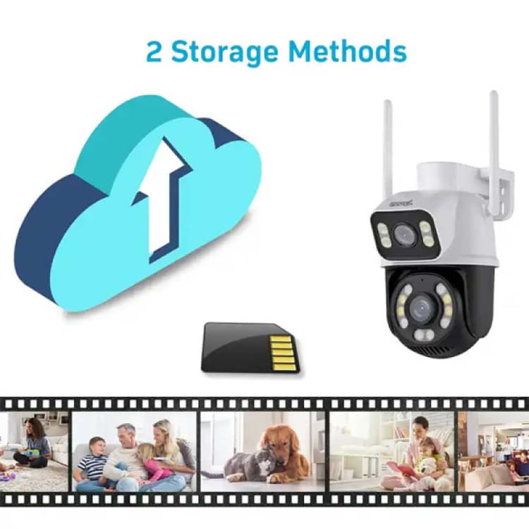 Sintech 6MP Double Lens Outdoor Colorvu PTZ WiFi Camera (C40 Pro mini)