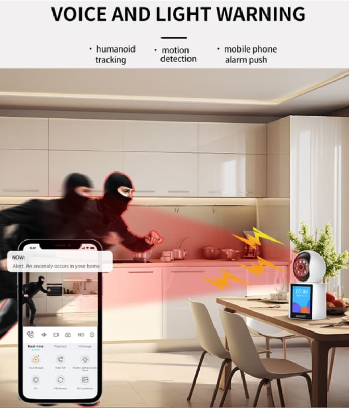 Sintech 3MP Video call smart wifi camera (C14 pro)