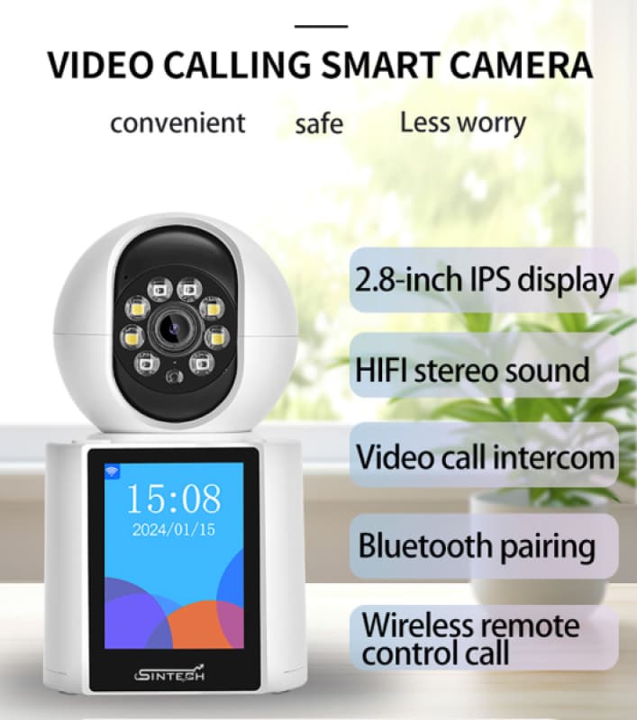 Sintech 3MP Video call smart wifi camera (C14 pro)